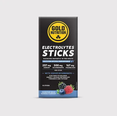 Immagine prodotto di Gold Nutrition Vitamine e integratori Stick elettrolitici | Supporto per una rapida idratazione, frutti di bosco selvatici
