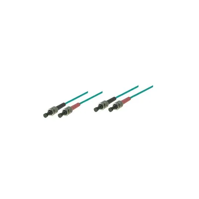 Zdjęcie produktu dla Patchkabel LWL Duplex OM3 (wielomodowy, 50/125) ST/ST, 2 m, Good Connections® (LW-802ST3)