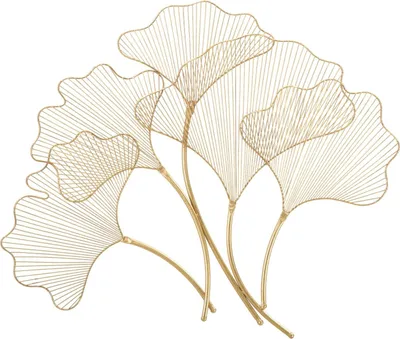 Image de Mauro Ferretti Panneau mural Glam-Blatt 79x5x68 cm doré