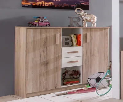 Produktbild von Kommode Beistellschrank Ablageschrank Sideboard Schrank Highboard "Canton II"