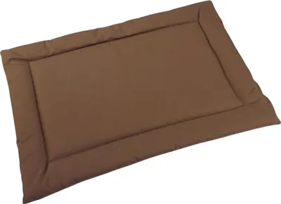 Obrázok produktu pre Vodotesné psie lôžko veľkosti 75 x 55 cm – robustné, ľahko udržiavateľné, z materiálu Codura, podložka pre malé, stredné a veľké psy, pre vnútorné aj vonkajšie použitie – farba – svetlo hnedá