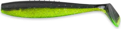 Image de Iron Claw Just Shad 12 cm Black Chartreuse Silver Glitter 1 pièce