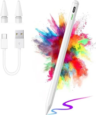 Image de Stylet pour iPad A16 /iPad 10 2022 - Rejet de Paume Haute Précision Adhésion Magnétique
