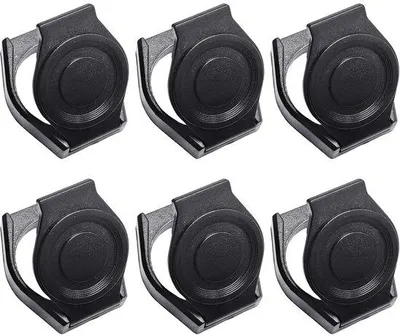 Produktbild von Unyqoos® Schiebare Webcam‑Abdeckungen – 6er‑Set schwarz, Kunststoff, selbstklebend mit Flip‑Cover, Kameraschutz für Laptop, Smartphone & Tablet