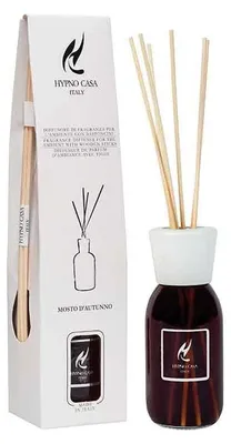 Raumduft-Set mit Stäbchen, 100 ml, Glas, Mosto d'Autunno
