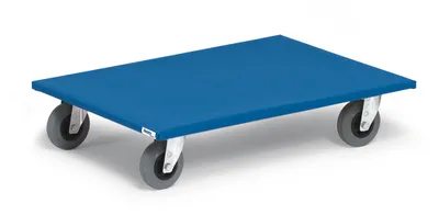 Produktbild von Fetra Möbelroller 500 kg, LxB 800 x 600 mm, Vollgummirollen