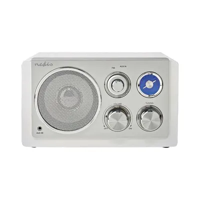 Obrázok produktu pre FM rádio | Dizajn dosky | FM | Napájací adaptér | Analógový | 15 W | Bluetooth® | biely