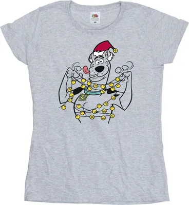 Produktbild von Scooby Doo - "Christmas Bells" T-Shirt für Damen BI38764 (S) (Grau)