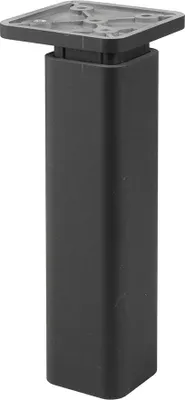 Produktbild von FP005 150 mm verstellbarer Möbelfuß, Mattschwarz