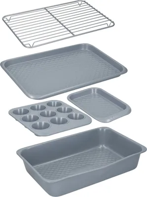Immagine prodotto di MasterClass Backbleche und -formen 5er-Set, antihaftbeschichtet