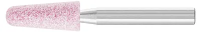 Productafbeelding van Paardenbeitel, schuurstift, korrel 46, EK, diameter 10 x hoogte 25 mm, schaftdiameter 6 mm, conische vorm, hardheid 0, roze (AR) - 32209274