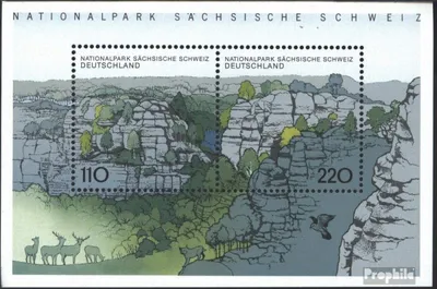 Produktbild von Briefmarken BRD (BR.Deutschland) 1998 Mi Block44 (kompl.Ausgabe) Ersttagssonderstempel gestempelt National- u. Naturparks Bl. 44