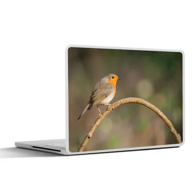 Produktbild von MuchoWow® Laptop Aufkleber Sticker Cover Rotkehlchen - Vogel - Natur 40x30 cm - Laptop Dekoration - Selbstklebend