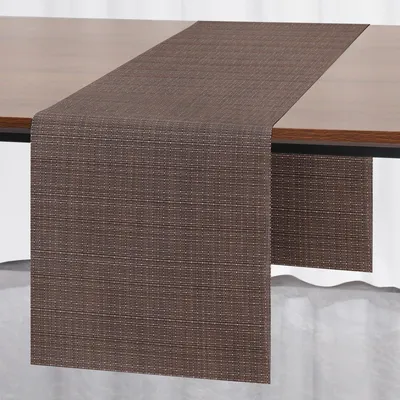 Produktbild von Tischläufer - Modernes PVC-Material abwaschbar - Für den Innen- und Außenbereich - 140x40 cm