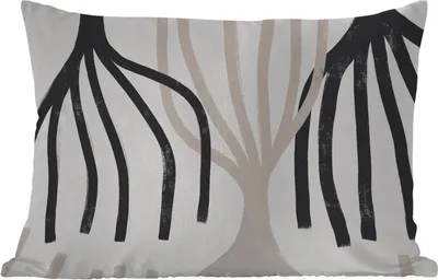 Produktbild von MuchoWow® Outdoor Kissen - Linie - Pastell - Abstrakt - Muster - 60x40 cm - Wetterfest - Lounge Kissen - Zierkissen - Kissen für Innenräume