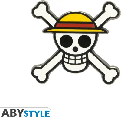 Produktbild von One Piece Schädel Pin ABYstyle Strohhut Crew Metall
