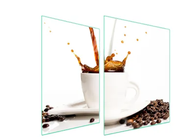 Image de Plaque De Protection Des Vitres Pour Cuisson 70X52 Café