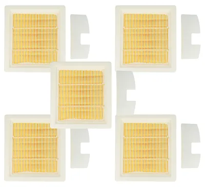 Produktbild von vhbw 10-tlg. Filter-Set Ersatz für Cleancraft 7010250 für Staubsauger - 5x HEPA-Filter, 5x Vorfilter