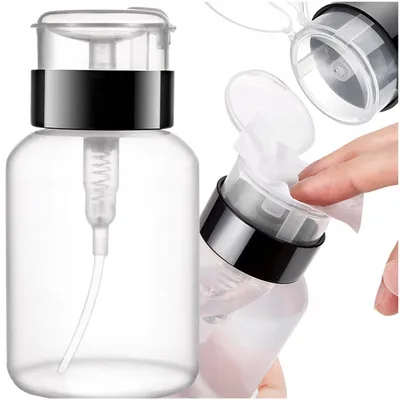 Zdjęcie produktu dla Dozownik Butelka z pompką do płynów 150ml Premium Lashes