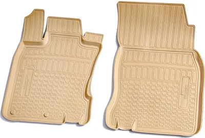 Obrázok produktu pre 3D gumové predné rohože pre NISSAN Qashqai J11 | od 2014> | béžové s okrajom
