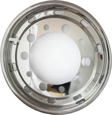 Produktbild von Felgenkappe Edelstahl Radblende Radkappe für die Vorderachse LKW 22.5" 11.75" 25mm