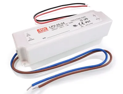 Produktbild von Schaltnetzteil Mean Well Input 230V AC, Output 24V DC, 1,5A, 35W, IP67