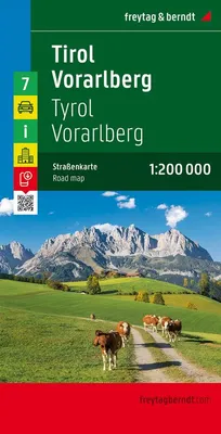 Productafbeelding van Österreich 07 Tirol, Vorarlberg 1 : 200 000