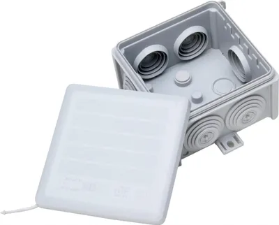 Zdjęcie produktu dla Kopp natynkowa puszka połączeniowa IP54 IP65 zestaw odporny na wilgoć wiatroszczelna puszka połączeniowa 83x83x50 IP65