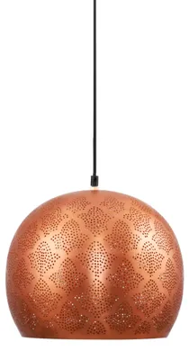 Produktbild von MAADES Moderne Pendelleuchte Rayhana 30cm Kupferfarbig E27 Lampenfassung | Aesthetic Design Deckenlampe Esstischlampe | Lampen als Wohnzimmer Deko, Küchenlampe oder Hängend über den Esstisch