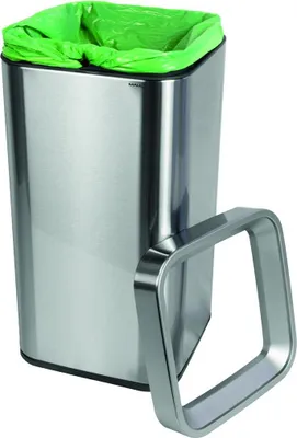 Obrázek produktu pro MAUL Odpadkový koš MAULprime 25 l nerezová ocel 25,1 x 25,1 x 49,2 cm stříbrný