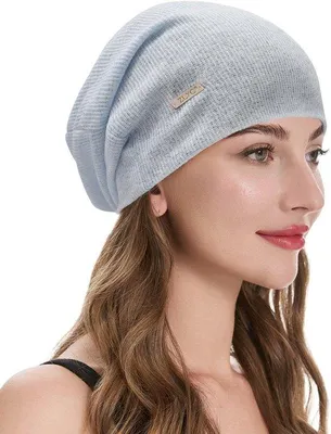 Productafbeelding van Slouchy Beanie Gebreide Muts voor Dames en Meisjes