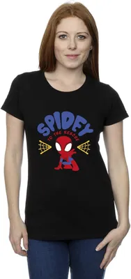 Produktbild von Marvel - "Spidey And His Amazing Friends Rescue" T-Shirt für Damen BI39912 (L) (Grau)