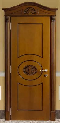 Produktbild von Casa Padrino Luxus Barock Wohnungstür Braun - Prunkvolle Massivholz Tür mit Rahmen - Luxus Möbel im Barockstil - Hotel Möbel - Barock Möbel - Luxus Qualität -  Italy
