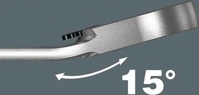 Produktbild von Wera 050-73273001 Maul-Ringratschenschl. 13 JOKER,Chrom-Molybdän-St., silber