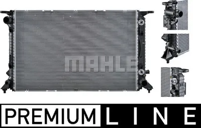 Produktbild von MAHLE CR 912 000P Kühler Wasserkühler Motorkühler für AUDI A4 Avant (8K5, B8) A6 Avant (4G5, 4GD, C7) Q5 (8RB) A5 Sportback (8TA) A4 Limousine