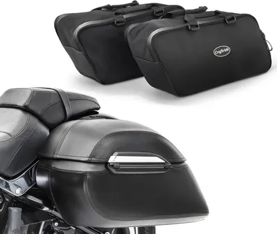 Immagine prodotto di Set di valigie laterali K3 + borse interne compatibili con Harley Davidson Tour