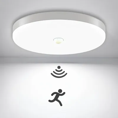 Productafbeelding van ACMHNC LED-plafondlamp met bewegingssensor, 18W, 1600 lumen, 22 cm