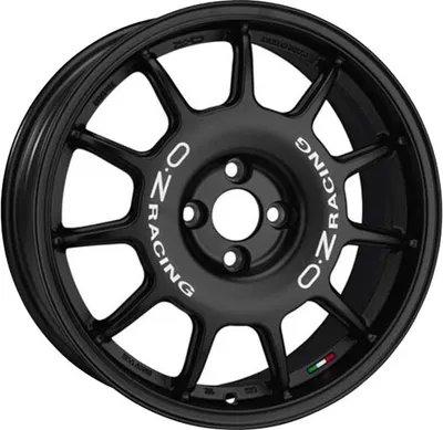 Produktbild von ALUFELGE OZ Racing LEGGENDA 7x17 4x100 ET 30 MATT BLACK WHITE LETTERING