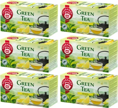 Immagine prodotto di Teiera Tè verde al limone, confezione da 6 x 20 bustine - Tè verde in bustina Green Tea