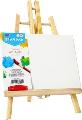 Obrázek produktu pro Plátno s malířským stojanem, 18 x 24 cm
