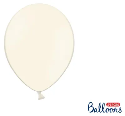 Produktbild von Strong Balloons 27cm, Pastell Hellcreme (1 Packung / 50 Stück)