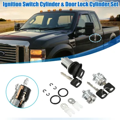 Image de Porte Serrure Cylindre Allumage Interrupteur Cylindre 1L3Z11582A 7C3Z1521990A