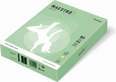 Zdjęcie produktu dla MAESTRO COLOR 9417-MG28A16S Papier ksero MAESTRO® Colour Pastel, A4, 160 g/m², 250 arkuszy, średni zielony