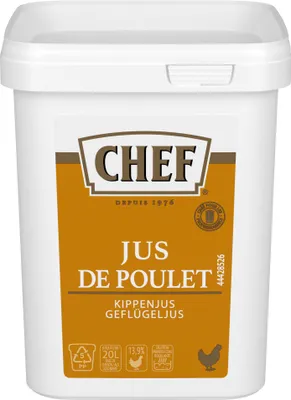 Produktbild von CHEF Geflügeljus Packung mit intensivem Geflügelgeschmack 600g