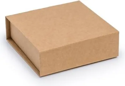 Zdjęcie produktu dla Pudełko Magnetyczne Na Prezent Kraft 120x120x40mm (zew.) Na prezent