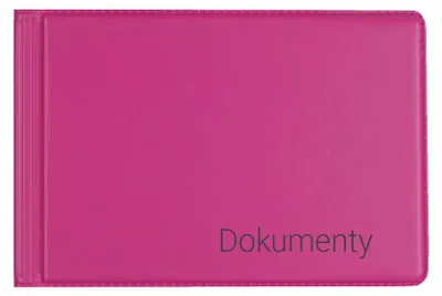 Zdjęcie produktu dla Okładka na dokumenty małe pink