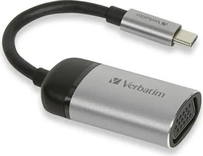 Image de Verbatim Adaptateur Usb-C - Vga Aluminiowy/Aluminum 49145