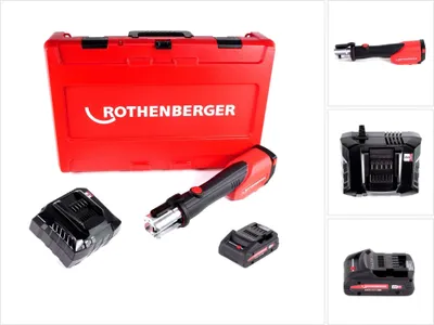 Immagine prodotto di Crimpatrice a batteria Rothenberger ROMAX 4000 18V + 1x batteria 4.0Ah + caricatore + custodia