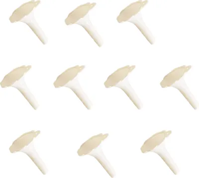 Obrázek produktu pro INF Sada 10 mini trychtířů - Malé plastové trychtíře na éterické oleje, parfémy a tekutiny Bílý