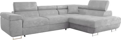 Produktbild von MIRJAN24 Ecksofa Torezio, Stilvoll Eckcouch mit Bettkasten und Schlaffunktion, Moderne Schlafsofa (Lumo 65, Seite: Rechts)